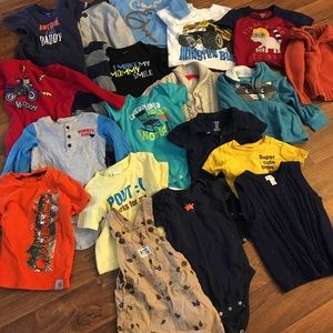 12 months. Bundle of baby boy clothes